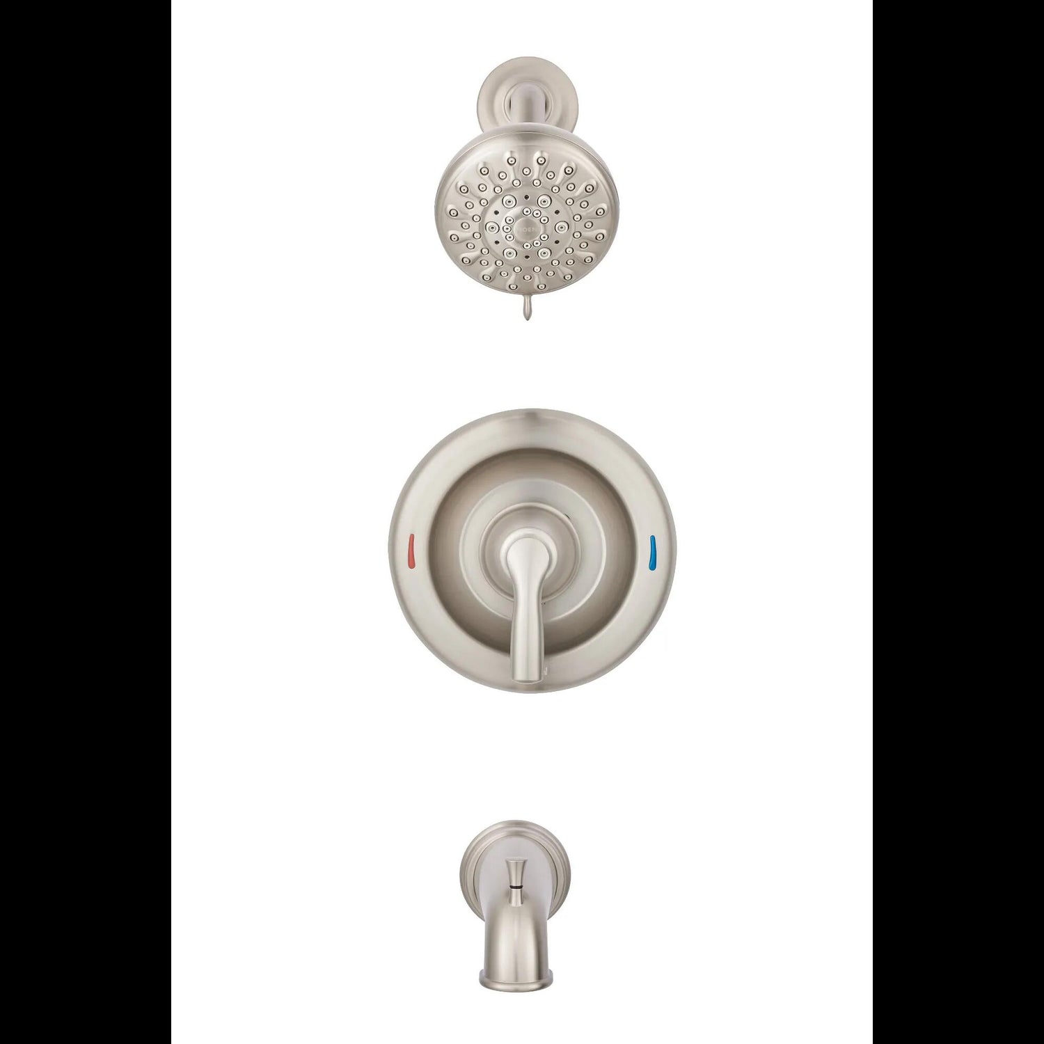 MOEN Hilliard 82537SRN One-Handle Tub and Shower Faucet in Chrome (Valve Required)