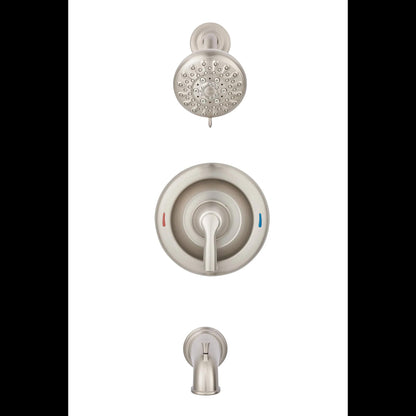 MOEN Hilliard 82537SRN One-Handle Tub and Shower Faucet in Chrome (Valve Required)