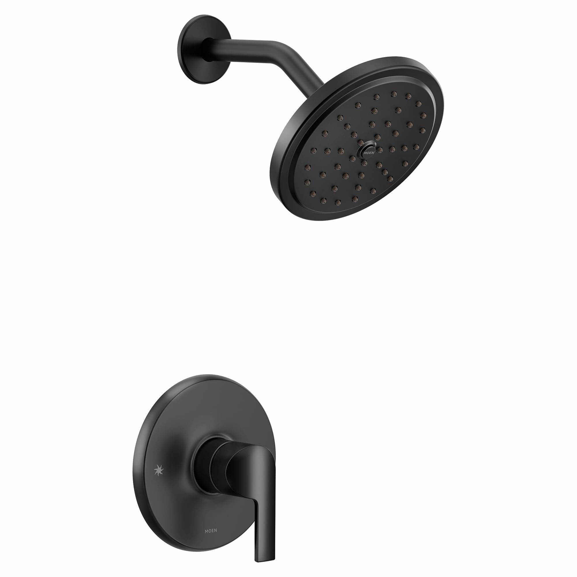 MOEN Doux UTS3202EPBL M-CORE 3-Series 1-Handle Eco-Performance Shower Trim Kit in Matte Black (Valve Required)