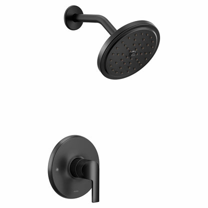 MOEN Doux UTS3202EPBL M-CORE 3-Series 1-Handle Eco-Performance Shower Trim Kit in Matte Black (Valve Required)