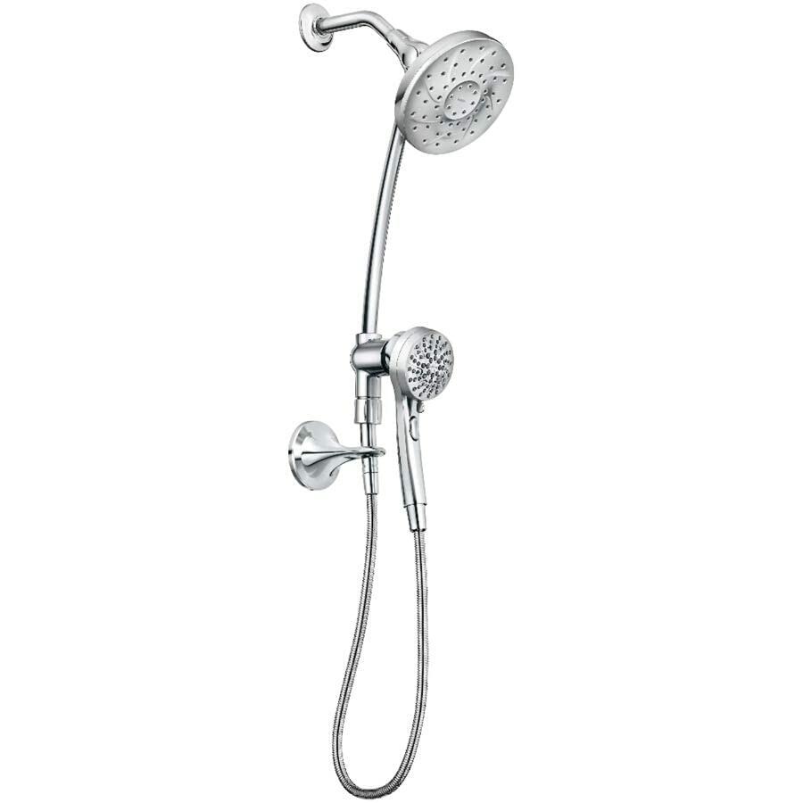 MOEN Engage 28501 6-Setting Handheld and Rain Showerhead with Slide Bar in Chrome
