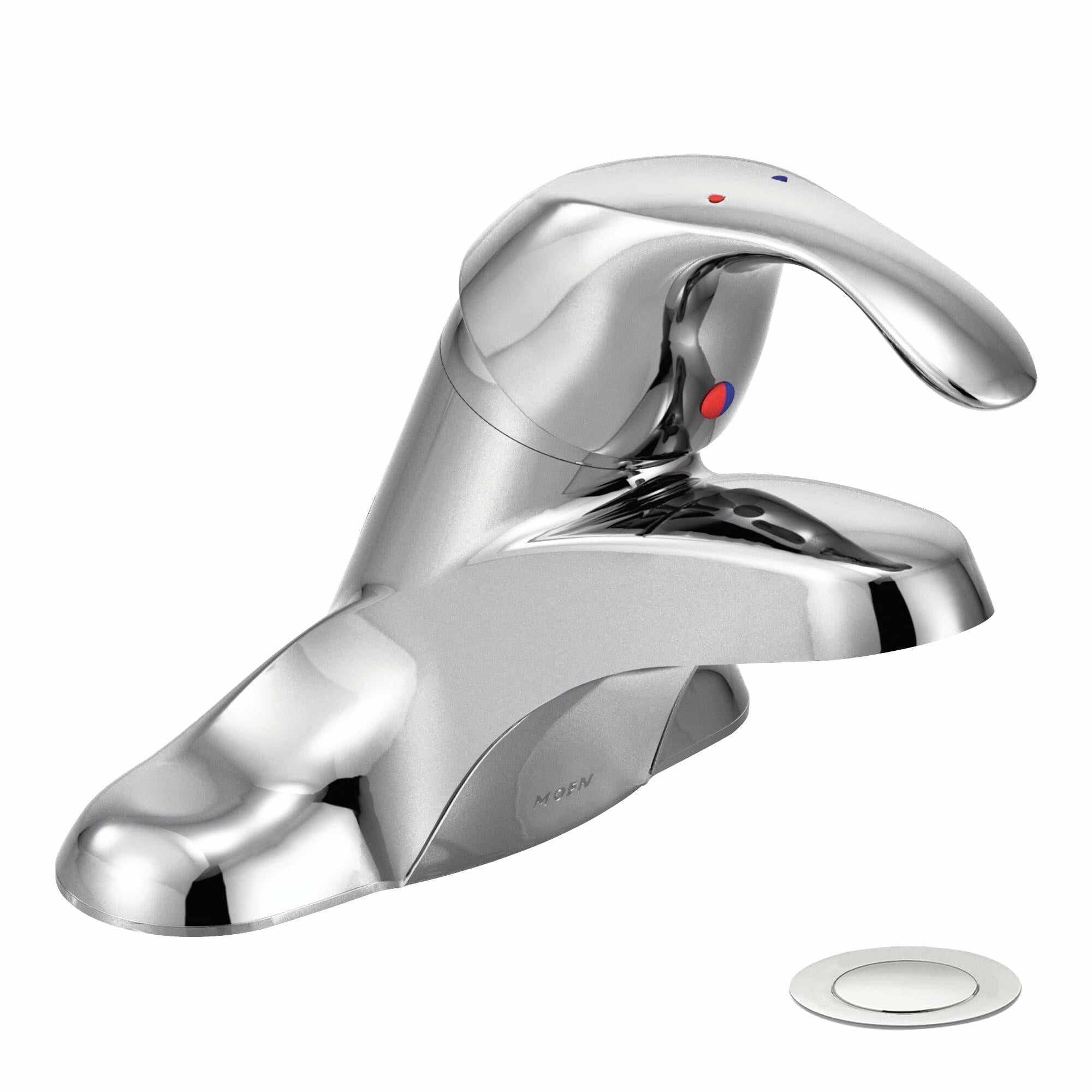MOEN M-BITION 8437 Single Handle Centerset Bathroom Sink Faucet in Chrome