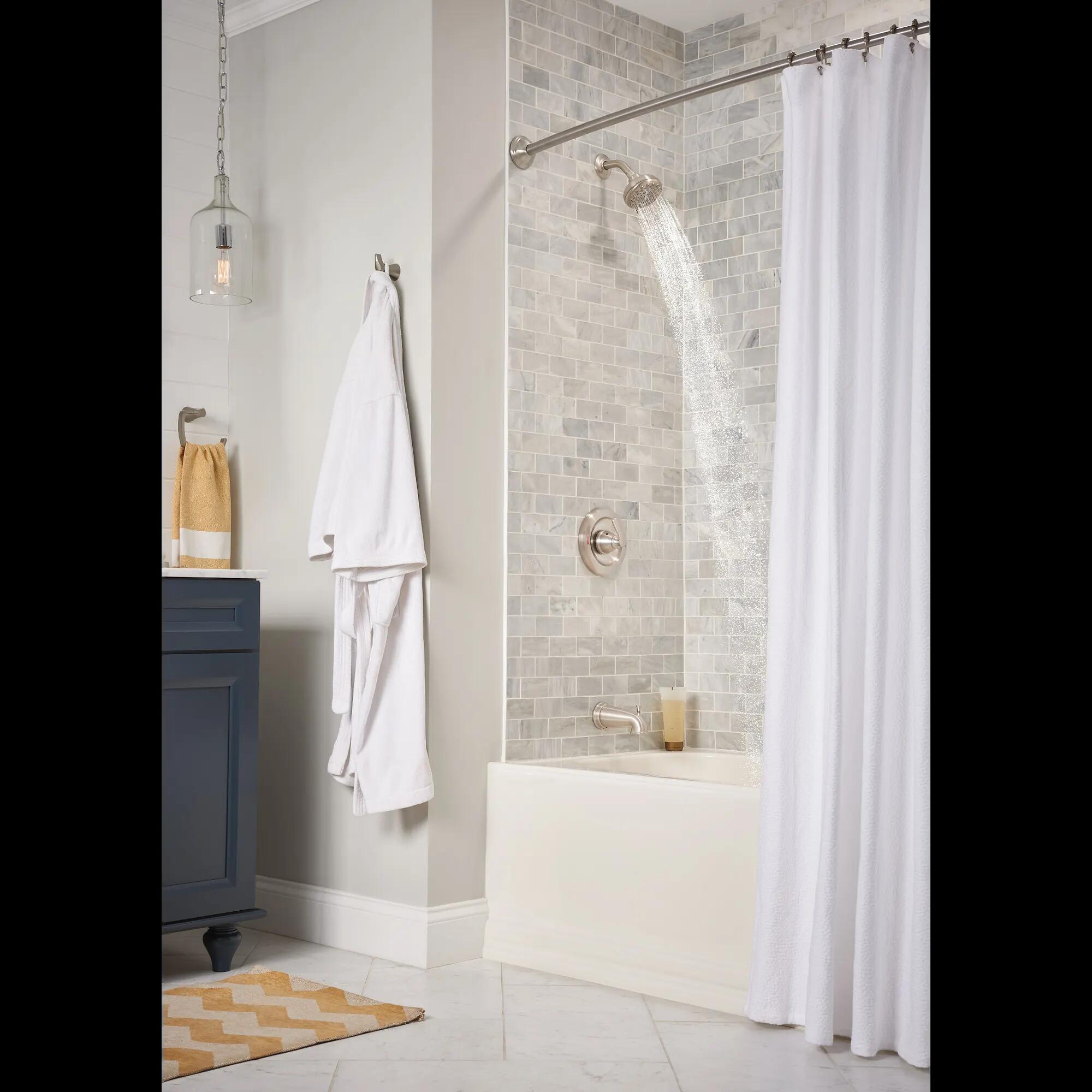 MOEN Hilliard 82537SRN One-Handle Tub and Shower Faucet in Chrome (Valve Required)