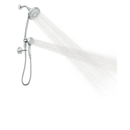 MOEN Engage 28501 6-Setting Handheld and Rain Showerhead with Slide Bar in Chrome