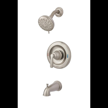 MOEN Hilliard 82537SRN One-Handle Tub and Shower Faucet in Chrome (Valve Required)