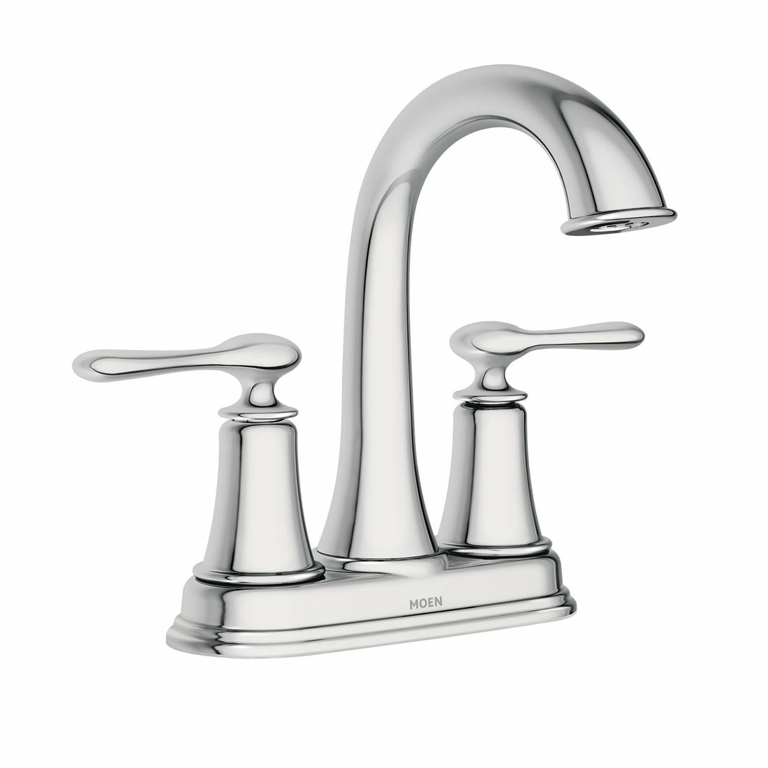 MOEN Ellicott 84092 Two-Handle Centerset Bathroom Faucet in Chrome (Drain Included)
