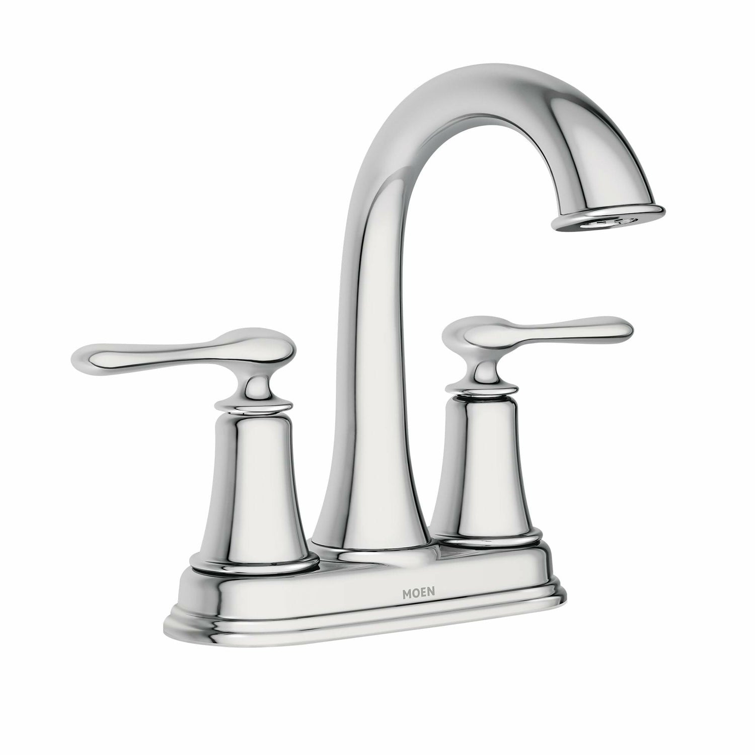 MOEN Ellicott 84092 Two-Handle Centerset Bathroom Faucet in Chrome (Drain Included)