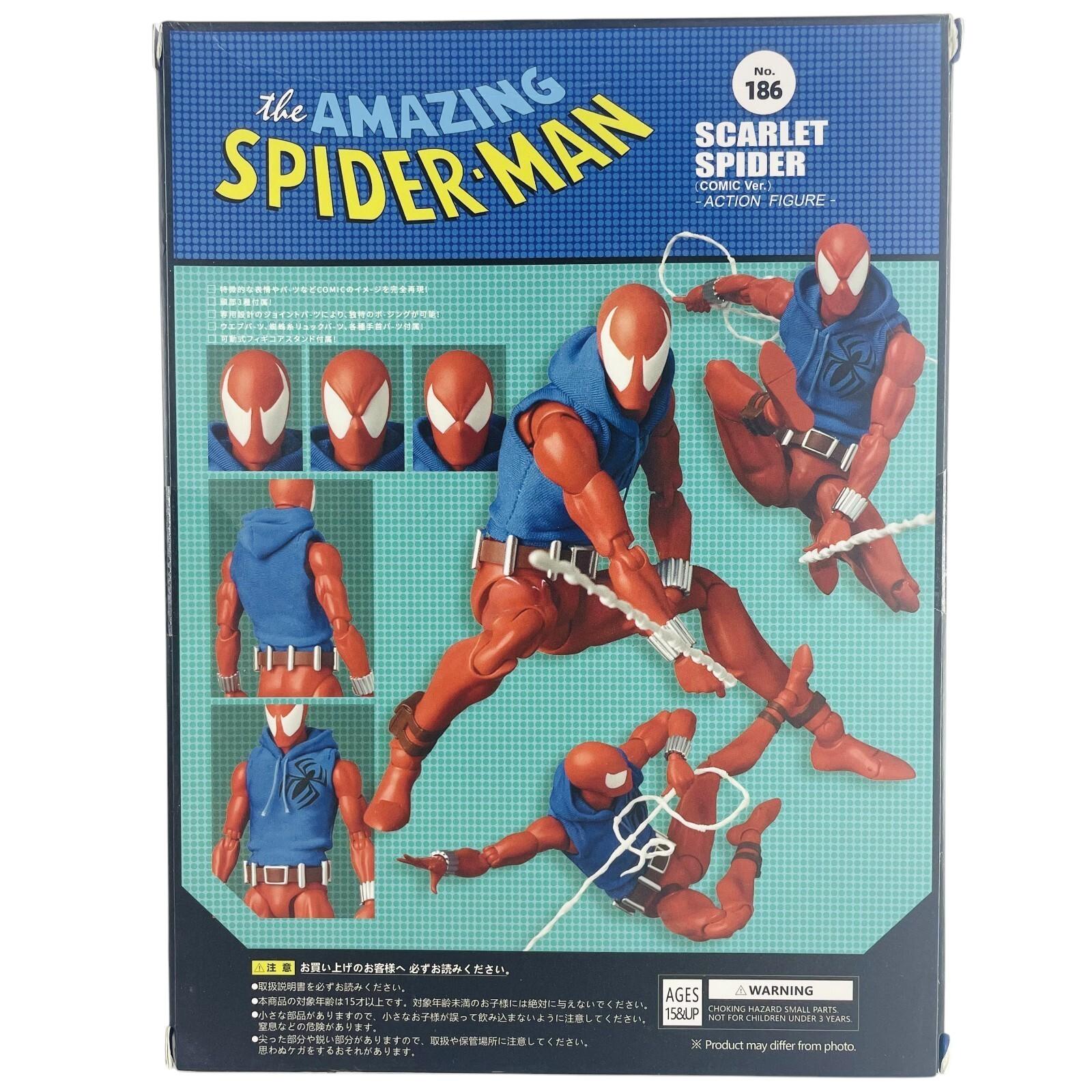 CT Toys Spider-Man Scarlet Spider Comic Version 6" Action Figure Toy Mafex 