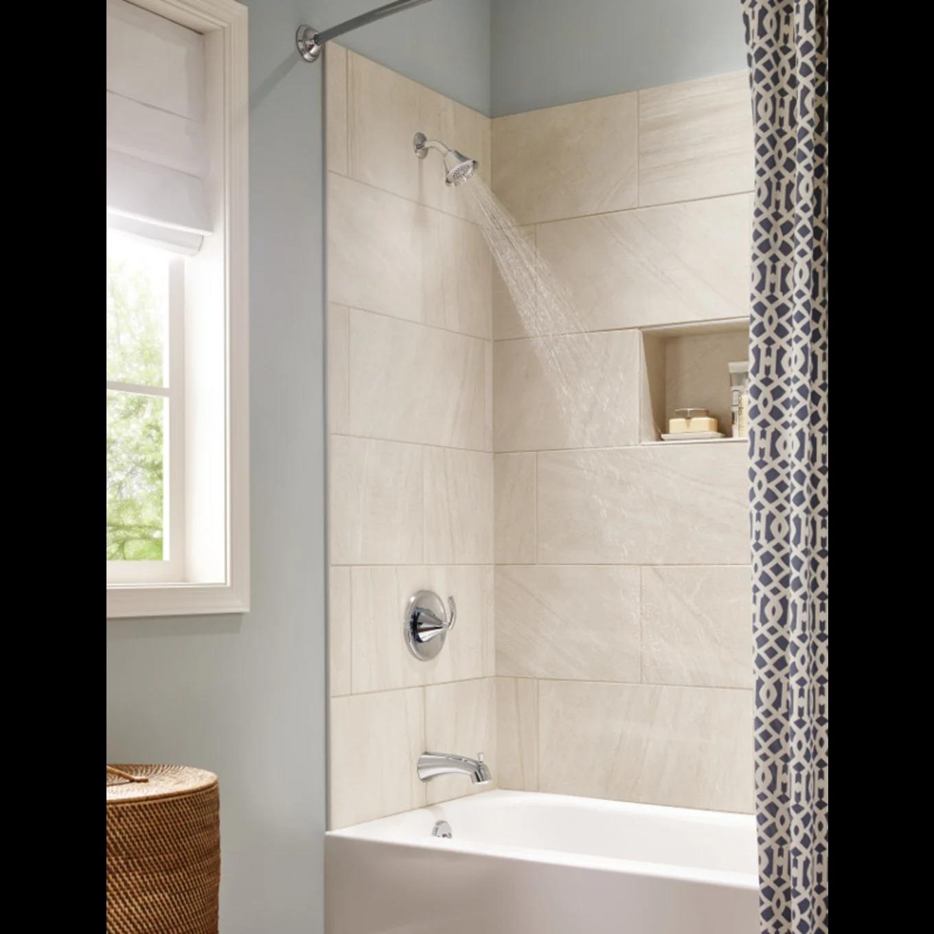 Moen T2743EPBN Glyde Posi-Temp Tub/Shower Faucet, Brushed Nickel